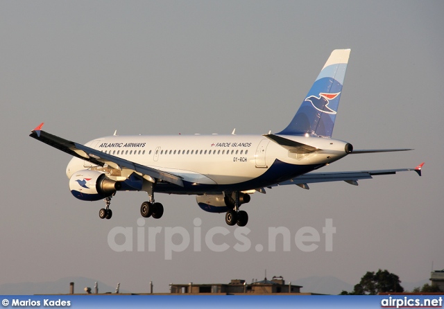 OY-RCH, Airbus A319-100, Atlantic Airways