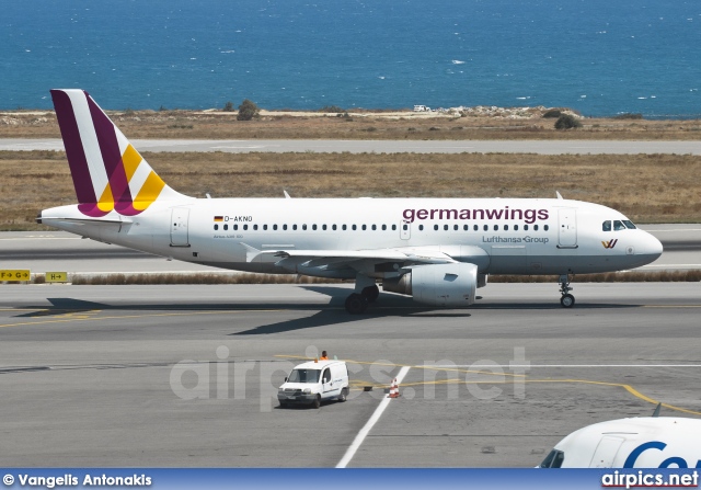 D-AKNO, Airbus A319-100, Germanwings