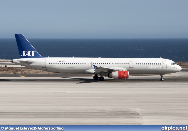 OY-KBK, Airbus A321-200, Scandinavian Airlines System (SAS)