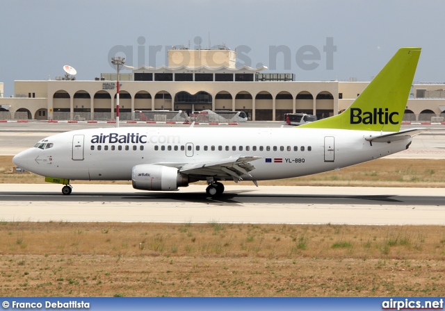 YL-BBQ, Boeing 737-500, Air Baltic