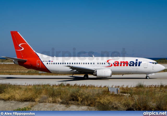 OM-SAA, Boeing 737-400, Samair