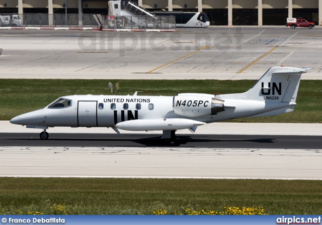 N405PC, Bombardier Learjet 35-A, United Nations