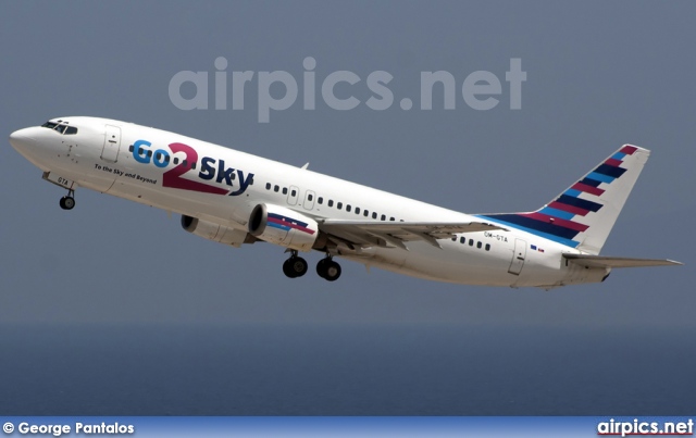 OM-GTA, Boeing 737-400, Go2Sky