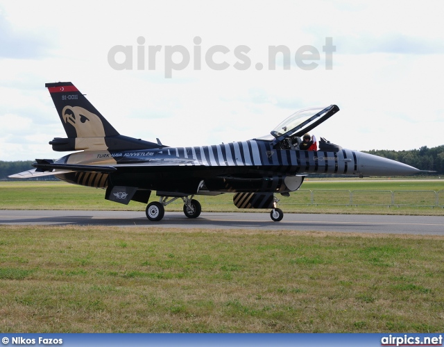 91-0011, Lockheed F-16-C CF Fighting Falcon, Turkish Air Force