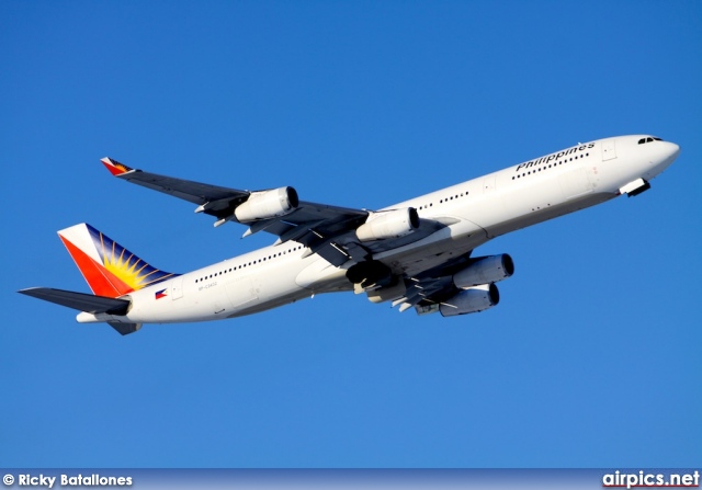 RP-C3432, Airbus A340-300, Philippine Airlines