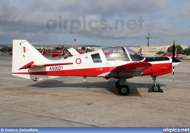 AS0021, Scottish Aviation Bulldog-T1, Malta Air Force