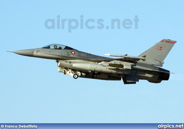 E-597, Lockheed F-16-AM Fighting Falcon, Royal Danish Air Force