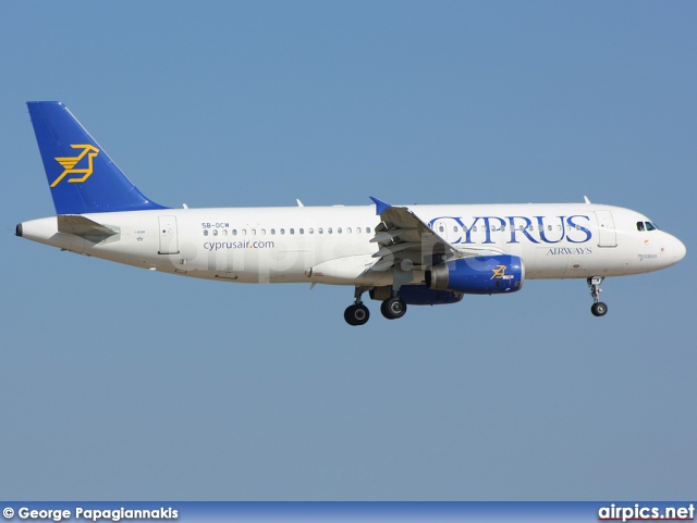 5B-DCM, Airbus A320-200, Cyprus Airways