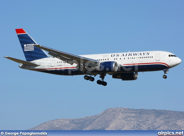 N252AU, Boeing 767-200ER, US Airways