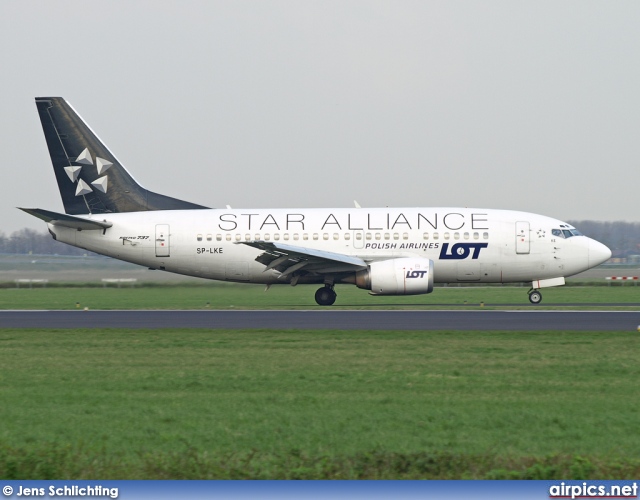 SP-LKE, Boeing 737-500, LOT Polish Airlines