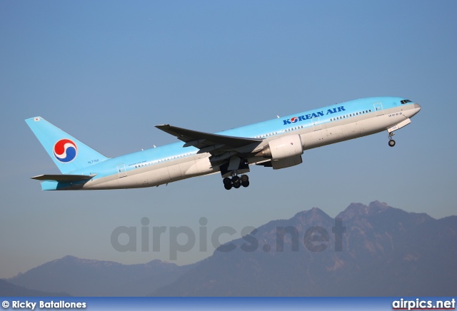 HL7766, Boeing 777-200ER, Korean Air