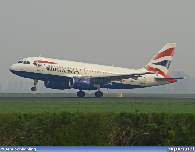 G-EUPO, Airbus A319-100, British Airways