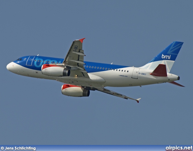 G-DBCI, Airbus A319-100, bmi