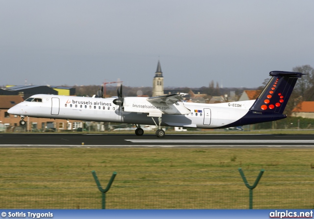 G-ECOH, De Havilland Canada DHC-8-400Q Dash 8, Brussels Airlines