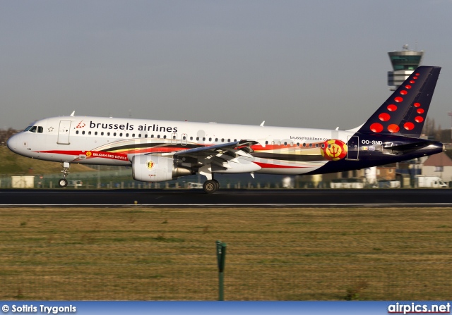 OO-SND, Airbus A320-200, Brussels Airlines