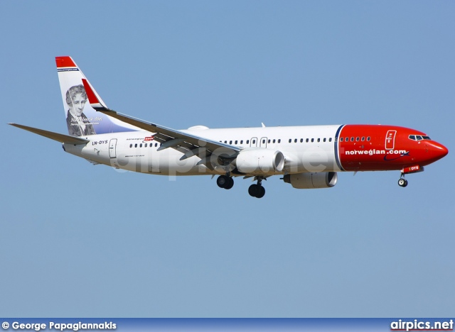 LN-DYS, Boeing 737-800, Norwegian Air Shuttle