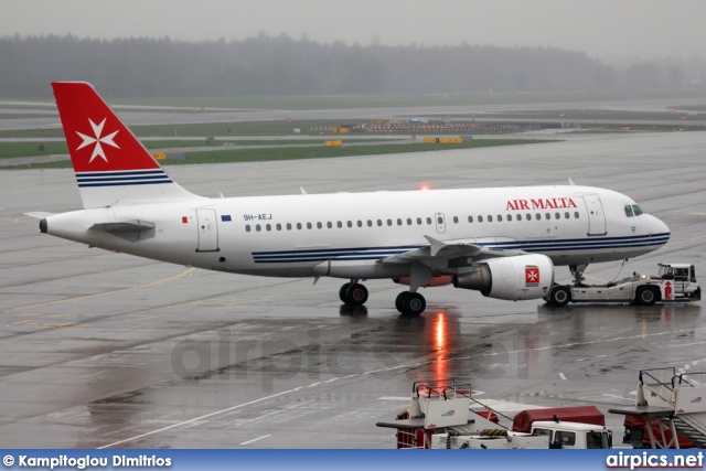 9H-AEJ, Airbus A319-100, Air Malta