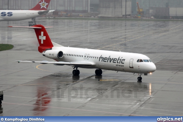 HB-JVG, Fokker F100, Helvetic Airways