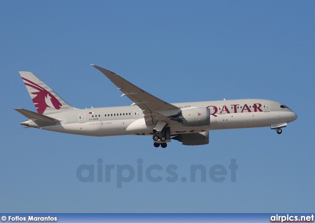 A7-BCB, Boeing 787-8 Dreamliner, Qatar Airways