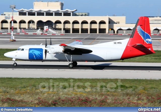 SE-MFA, Fokker 50-F, Amapola Flyg