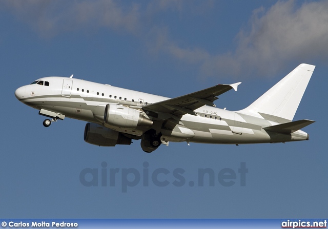 LX-GJC, Airbus A318-100CJ Elite, Global Jet Luxembourg