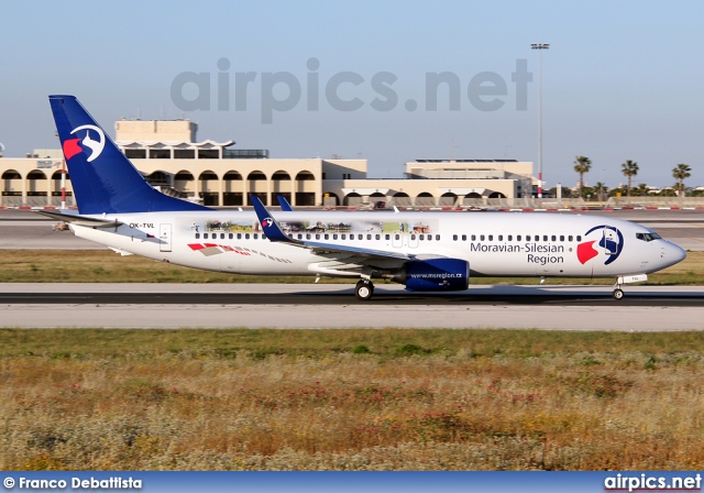 OK-TVL, Boeing 737-800, Travel Service (Czech Republic)