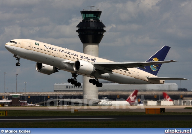 HZ-AKB, Boeing 777-200ER, Saudi Arabian Airlines