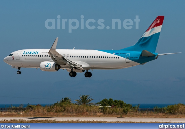 LX-LGU, Boeing 737-800, Luxair