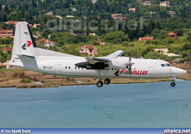 SE-LEZ, Fokker 50, Air Vallee