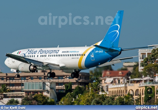 UR-GAX, Boeing 737-400, Blue Panorama