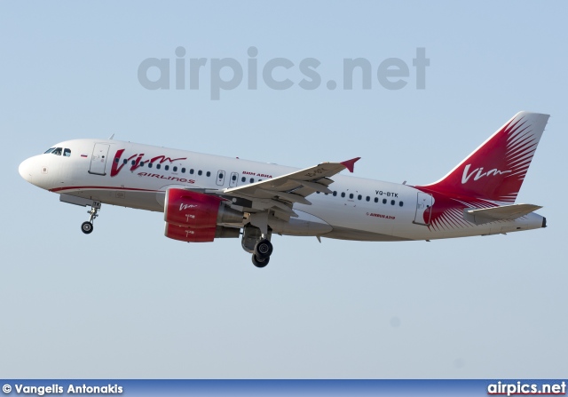 VQ-BTK, Airbus A319-100, VIM Airlines