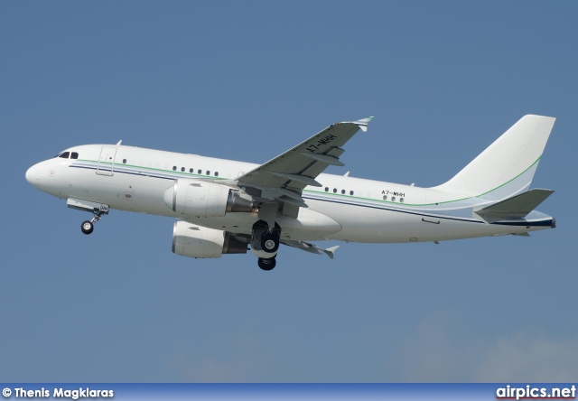 A7-MHH, Airbus A319-100CJ, Qatar Amiri Flight