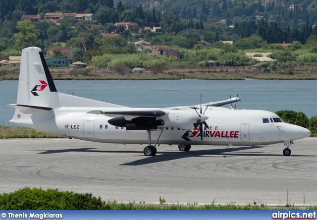 SE-LEZ, Fokker 50, Air Vallee