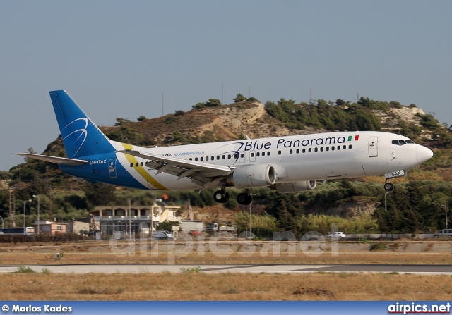 UR-GAX, Boeing 737-400, Blue Panorama