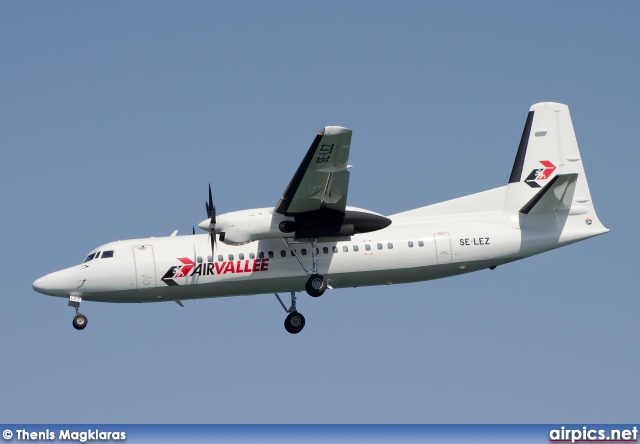 SE-LEZ, Fokker 50, Air Vallee