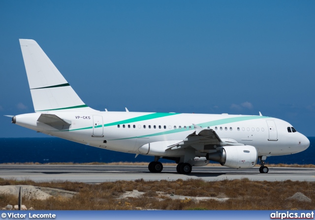 VP-CKS, Airbus A318-100CJ Elite, National Air Services (NAS)