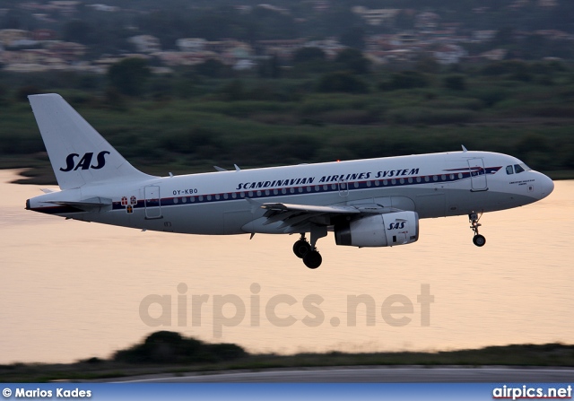 OY-KBO, Airbus A319-100, Scandinavian Airlines System (SAS)