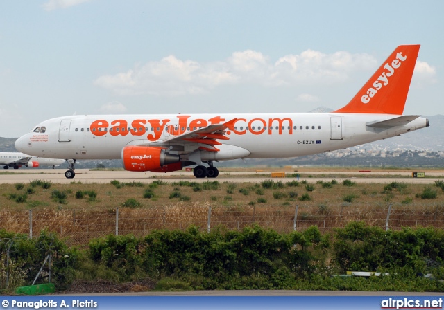 G-EZUY, Airbus A320-200, easyJet