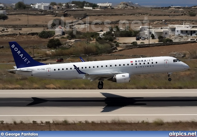 TC-YAG, Embraer ERJ 190-100LR (Embraer 190), Borajet