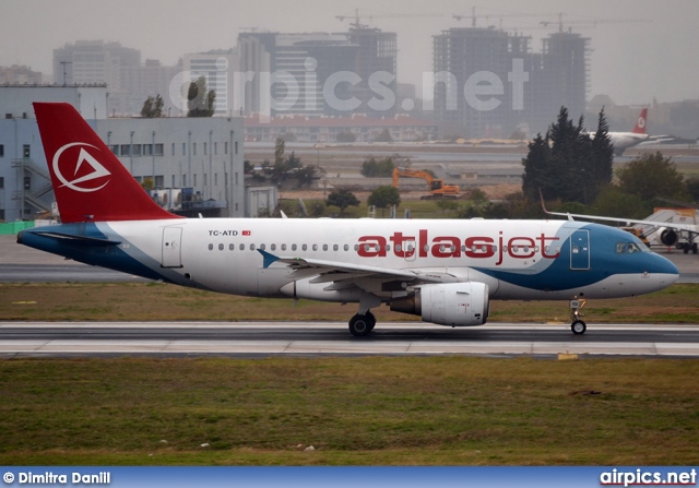 TC-ATD, Airbus A319-100, Atlasjet