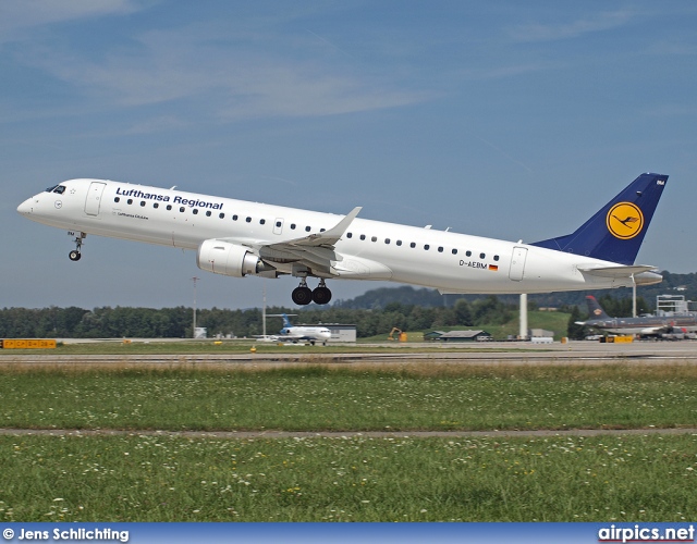 D-AEBM, Embraer ERJ 190-200LR (Embraer 195), Lufthansa CityLine