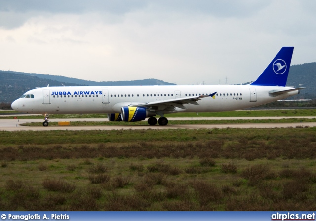 F-GYAN, Airbus A321-100, Jubba Airways