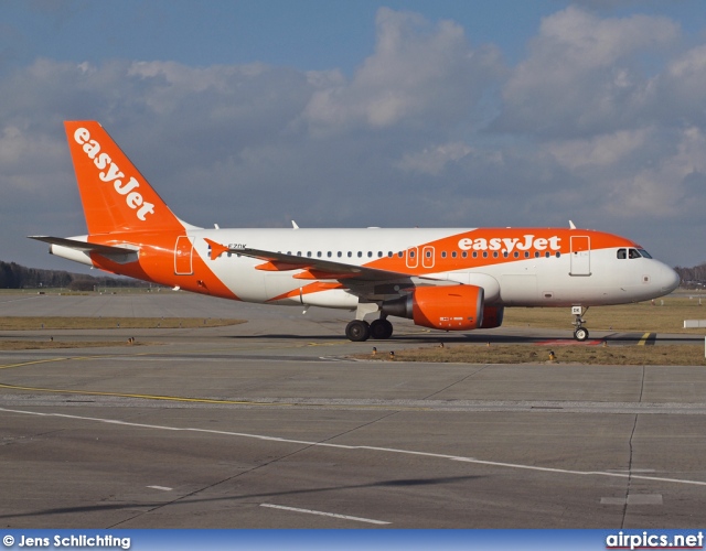 G-EZDK, Airbus A319-100, easyJet