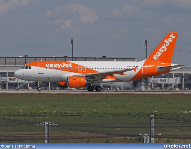 G-EZBW, Airbus A319-100, easyJet