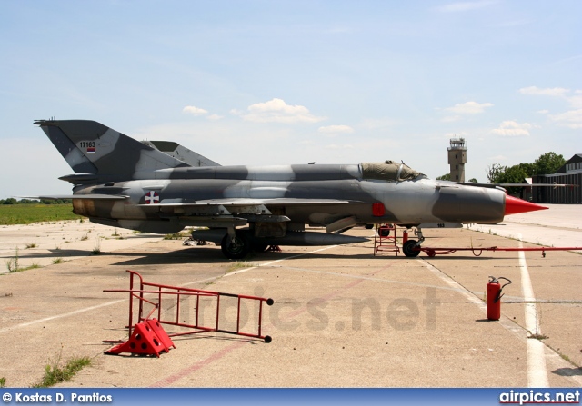 17163, Mikoyan-Gurevich MiG-21-bisK, Serbian Air Force