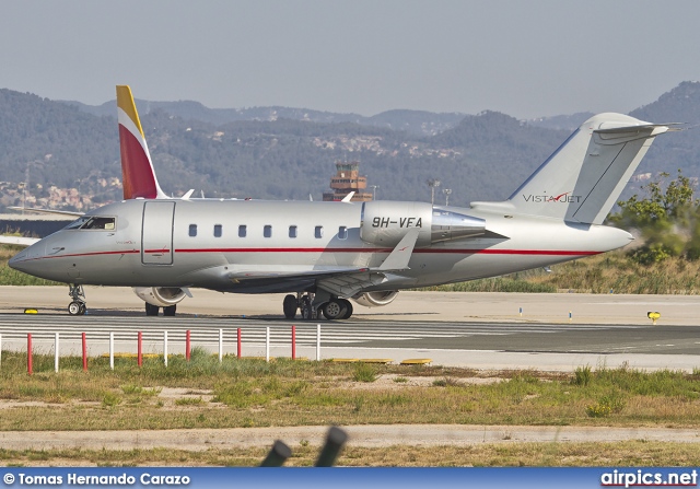 9H-VFA, Bombardier Challenger 600-CL-605, Vista Jet