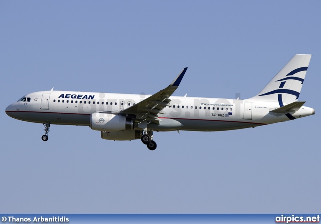 SX-DGZ, Airbus A320-200, Aegean Airlines