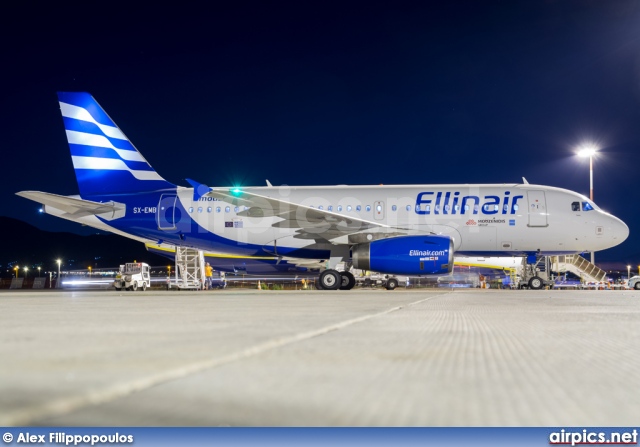 SX-EMB, Airbus A319-100, Ellinair