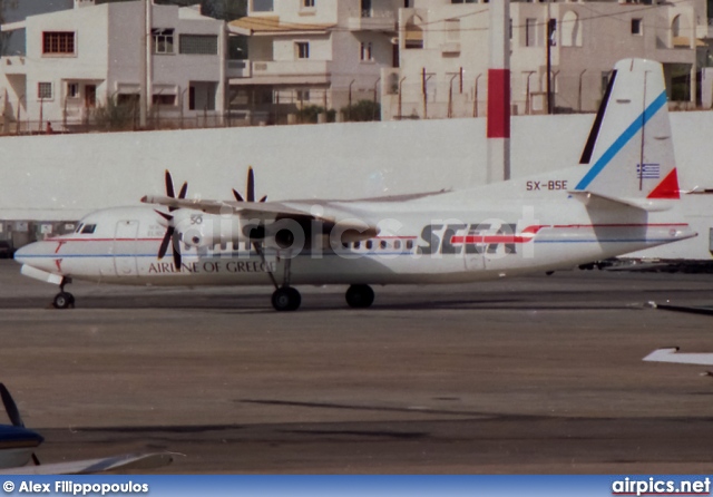 SX-BSE, Fokker 50, South East European Airlines - SEEA