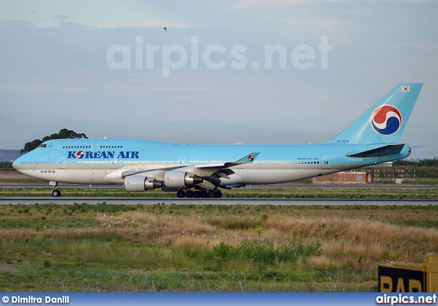 HL7472, Boeing 747-400, Korean Air